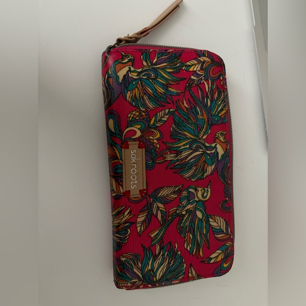 Sakroots Colorful Zip Wallet